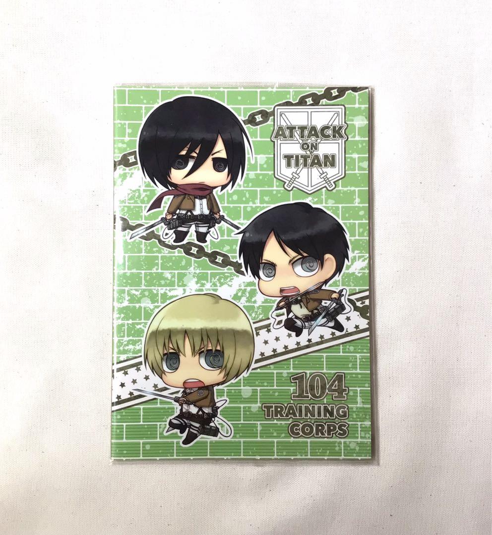 OFFICIAL Attack On Titan Medium Notebook &amp; Official Poster, Hobbies ...
