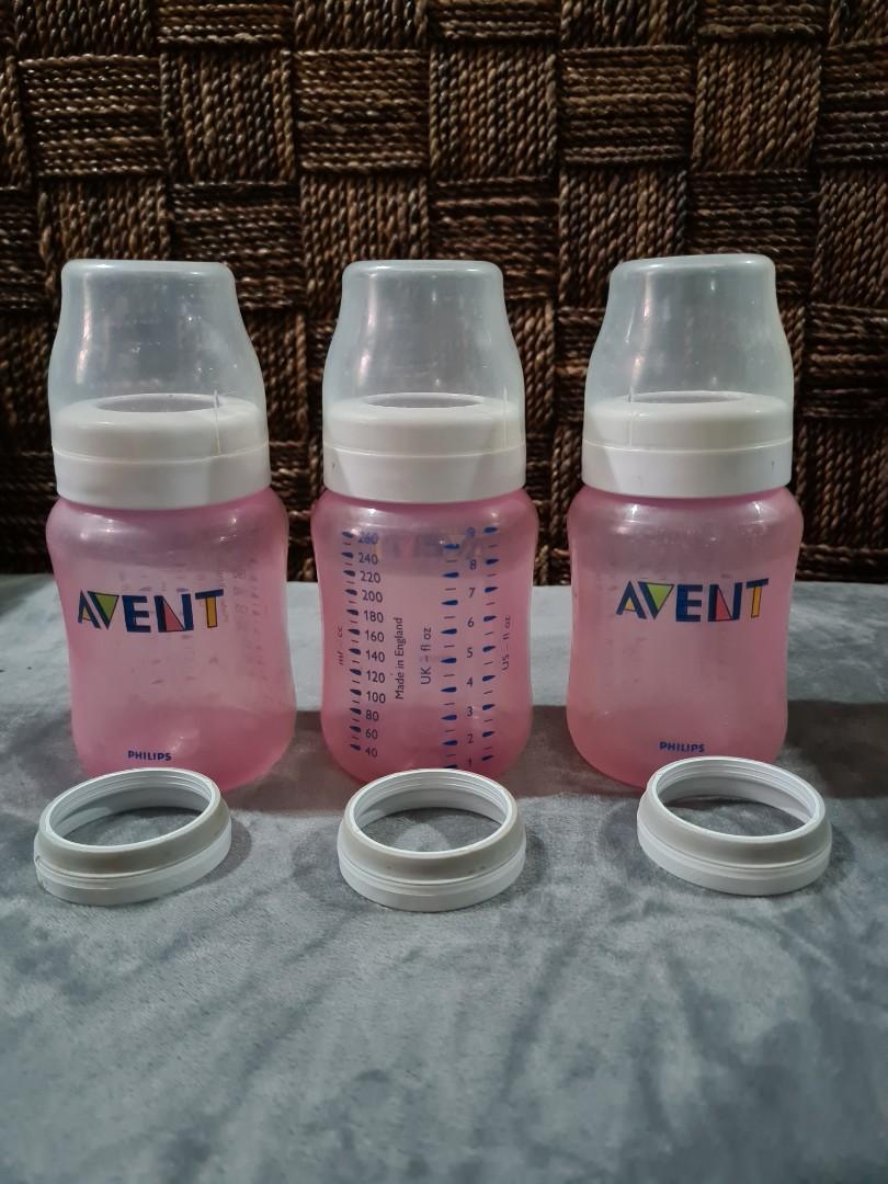 Avent bottles shop 9 oz pink