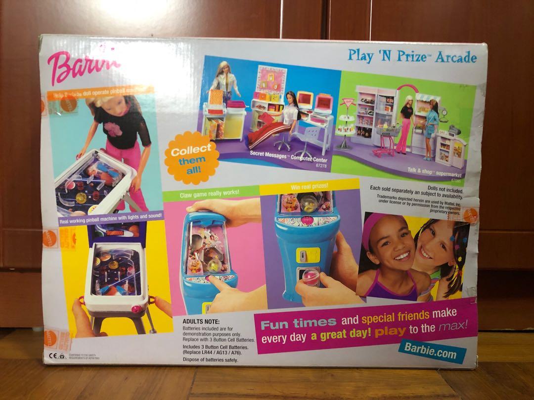 Barbie claw machine deals