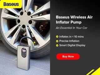 [IN STOCK] Baseus Inflator Pump 2400mAh
