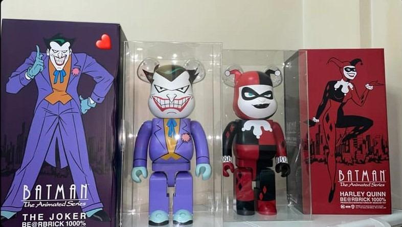 Bearbrick The Joker & Harley Queen The Animated Series 1000%