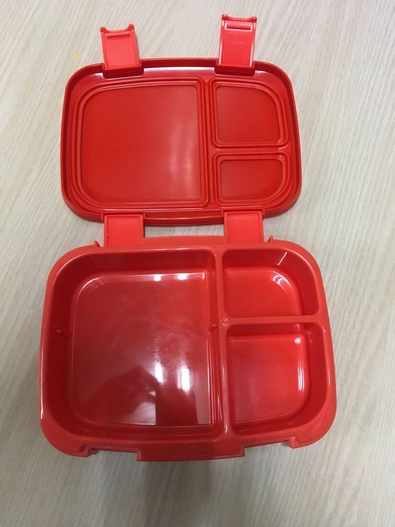 Bentgo Fresh Lunch Box, Red (Category: Food Organization & Storage) located in Pasay City. Submitted by jen.pen (Listing ID 1106671252, Image 2). Description: Bentgo Fresh Lunch Box, Red * Used once * Missing divider.