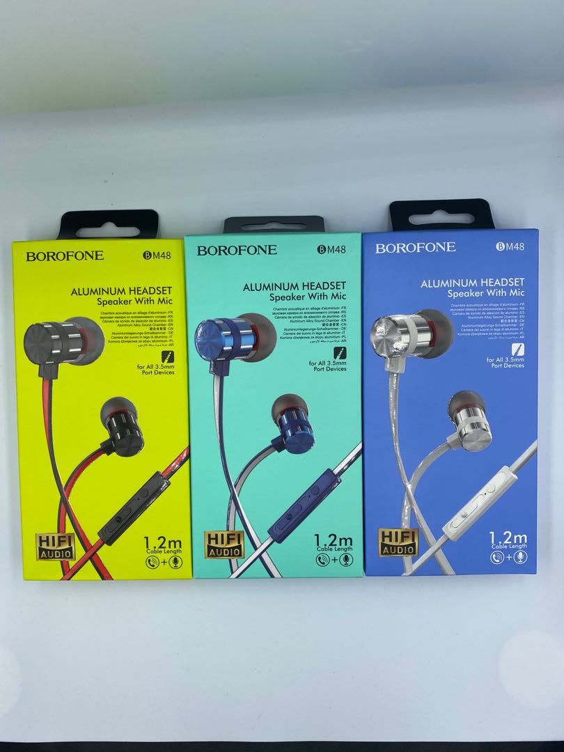 Borofone 3.5mm, Audio, Earphones on Carousell