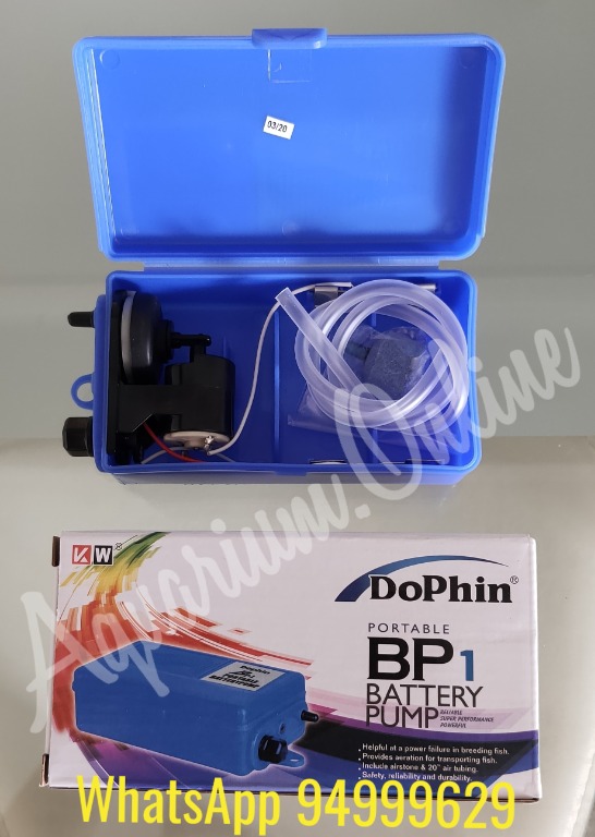 Brand New Aquarium / Fishing Battery Air Pump Single Outlet with free  tubing and air stone., Pet Supplies, Homes & Other Pet Accessories on  Carousell
