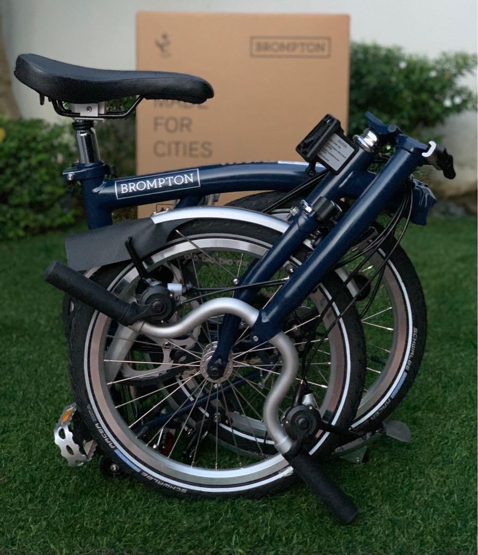 Brompton M6L Tempest Blue Sports Equipment Bicycles Parts Bicycles on Carousell