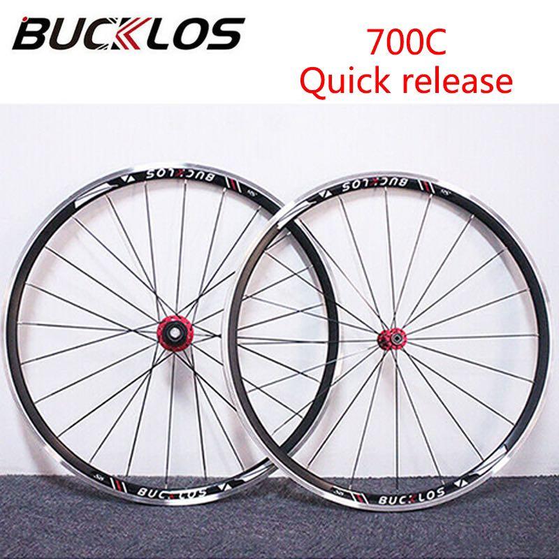 QR Road Bike Wheels 700C Bicycle Clincher Rim Aluminum Alloy 8/9/10/11S Cassette