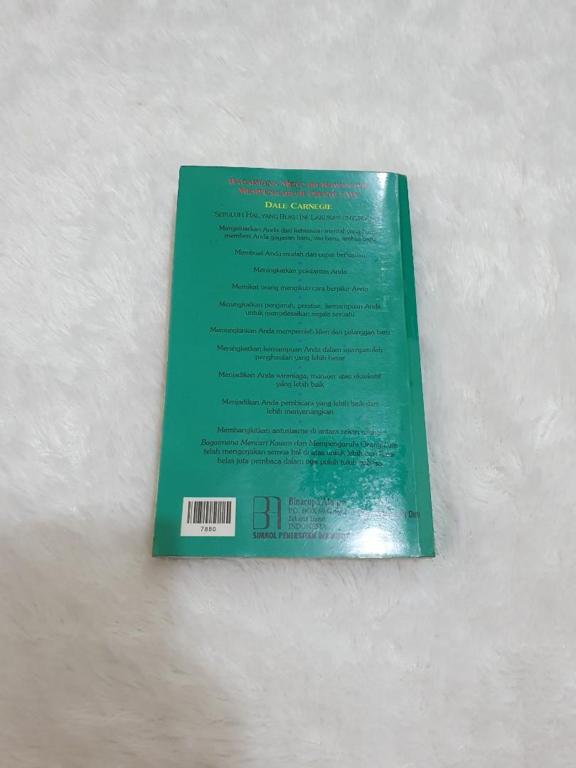 Buku Bagaimana Mencari Kawan Dan Mempengaruhi Orang Lain Buku Alat Tulis Buku On Carousell