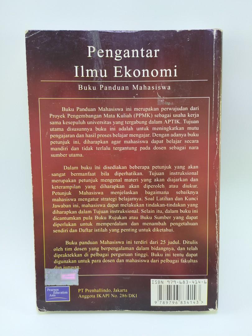 Buku Pengantar Ilmu Ekonomi Panduan Untuk Mahasiswa | Plus Latihan Soal