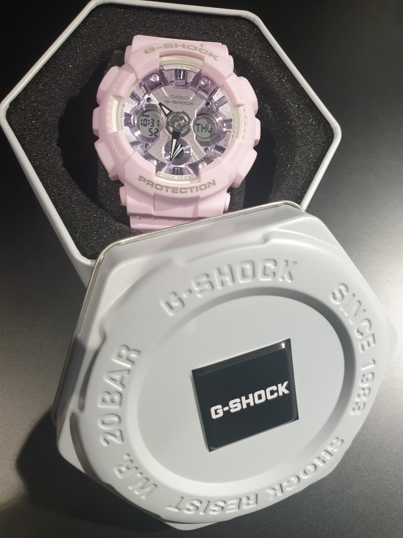 Casio G Shock Pastel Purple Sports Watch Women s Fashion Watches