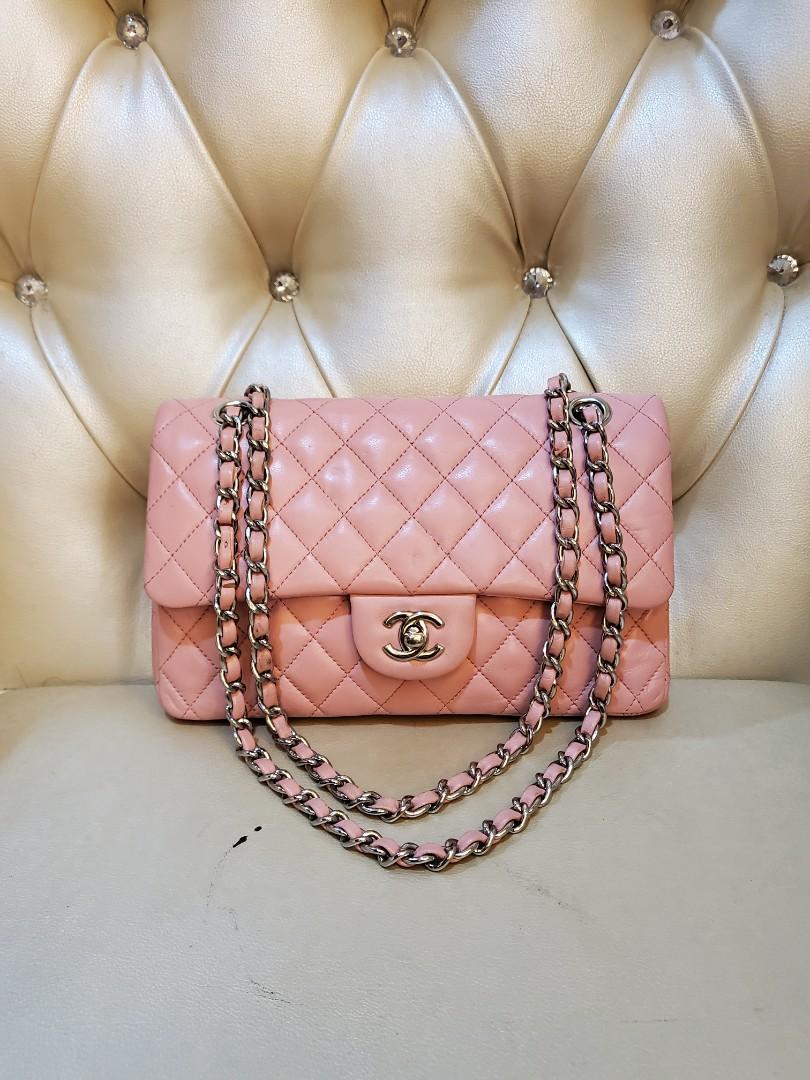 Chanel classic medium soft pink