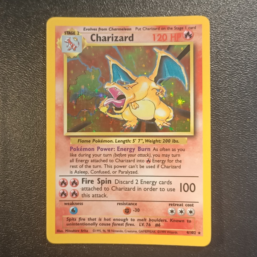 charizard pokemon card 2nd edition Base Set Unlimited Near Mint 4/102 Vintage, Toys & Collectibles, Trading Cards, Raw Singles on Carousell This Blaines Charizard Holo Rare card PSA GEM MT 10 Charizard!