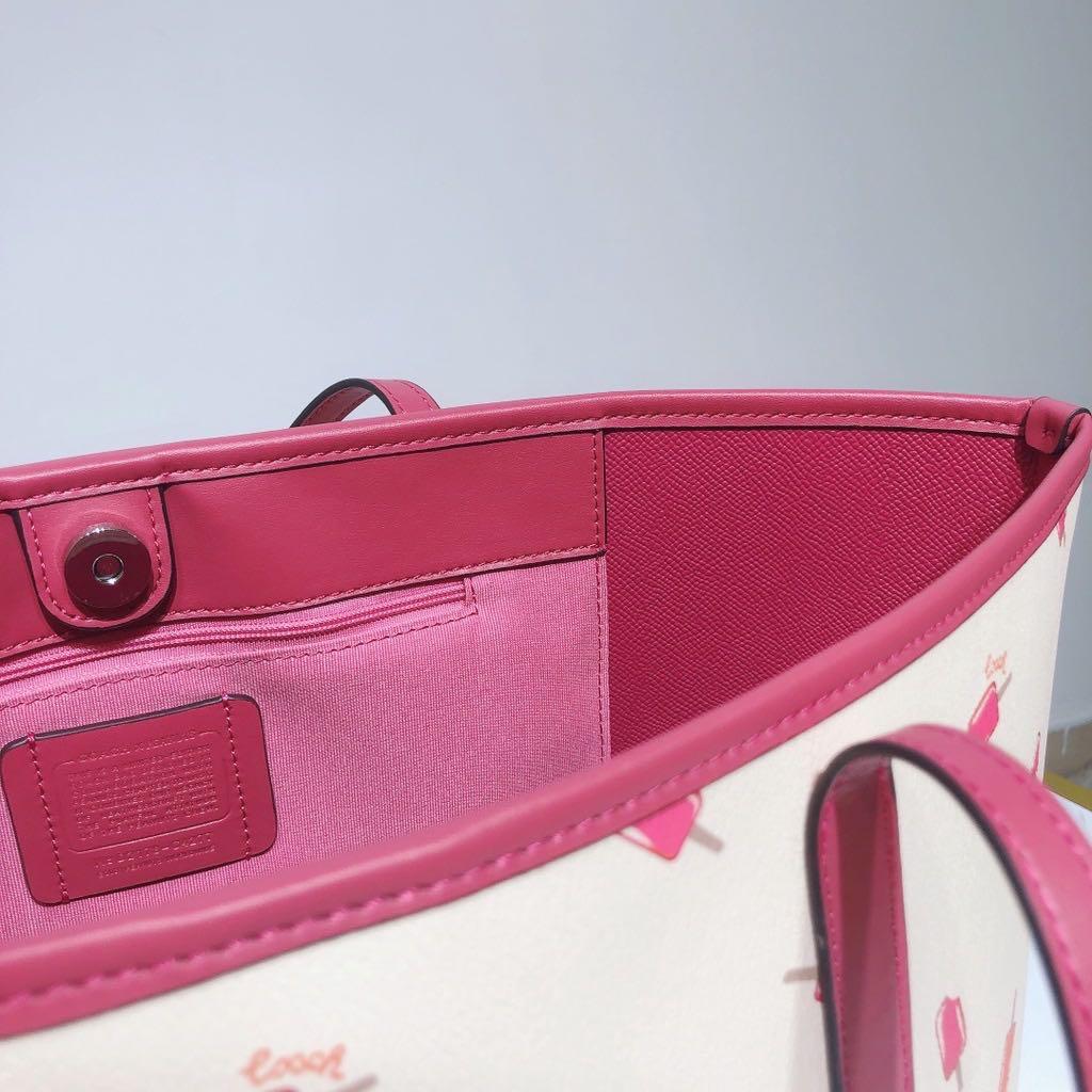Coach Tote Shoulder Bag With Ice Cream Print Women s Fashion Bags Wallets Tote Bags on Carousell