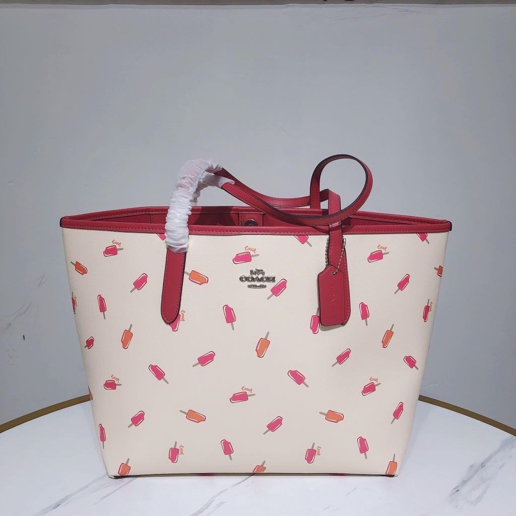 Coach cream bag deals