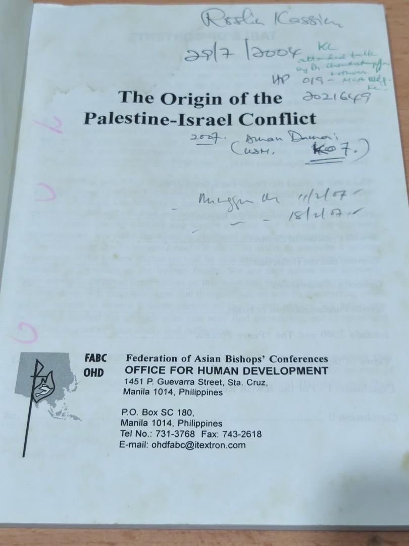 (ENG) The Origin Of The Palestine-Israel Conflict, Hobbies & Toys