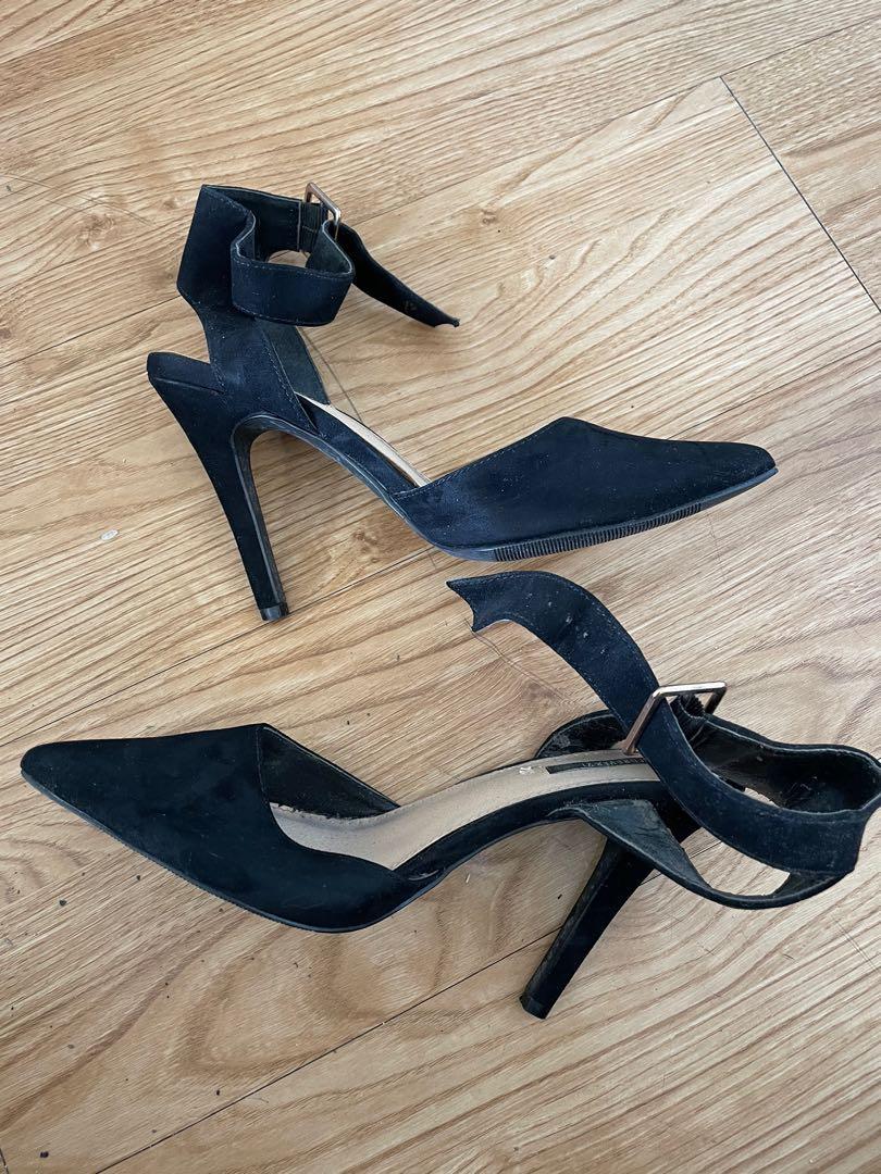 Forever 21 black shoes Women s Fashion Footwear Heels on Carousell