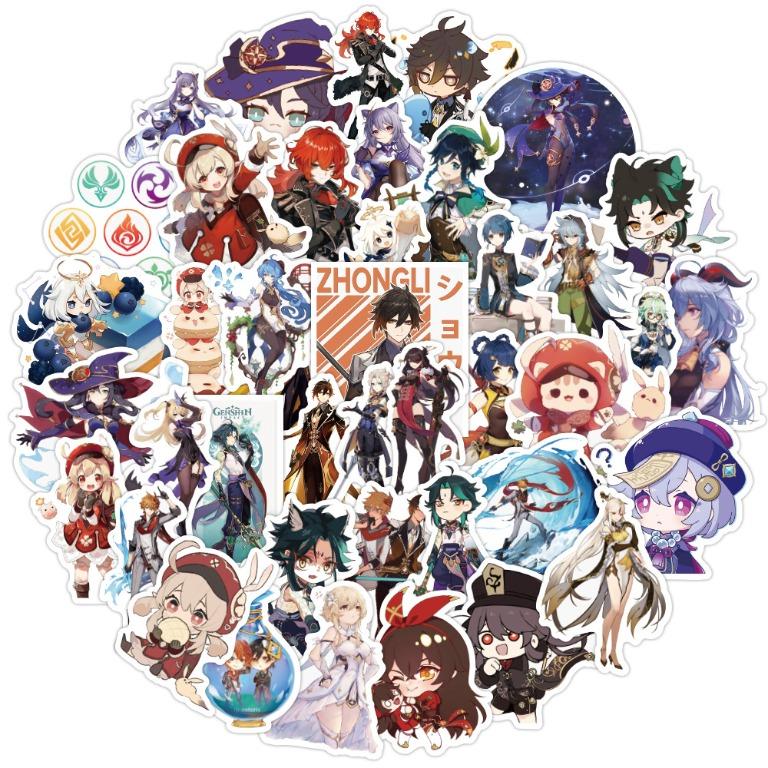 Genshin Impact Graffiti Waterproof Stickers Set 100 Pcs/set Anime Game  sticker, Hobbies & Toys, Memorabilia & Collectibles, J-pop on Carousell