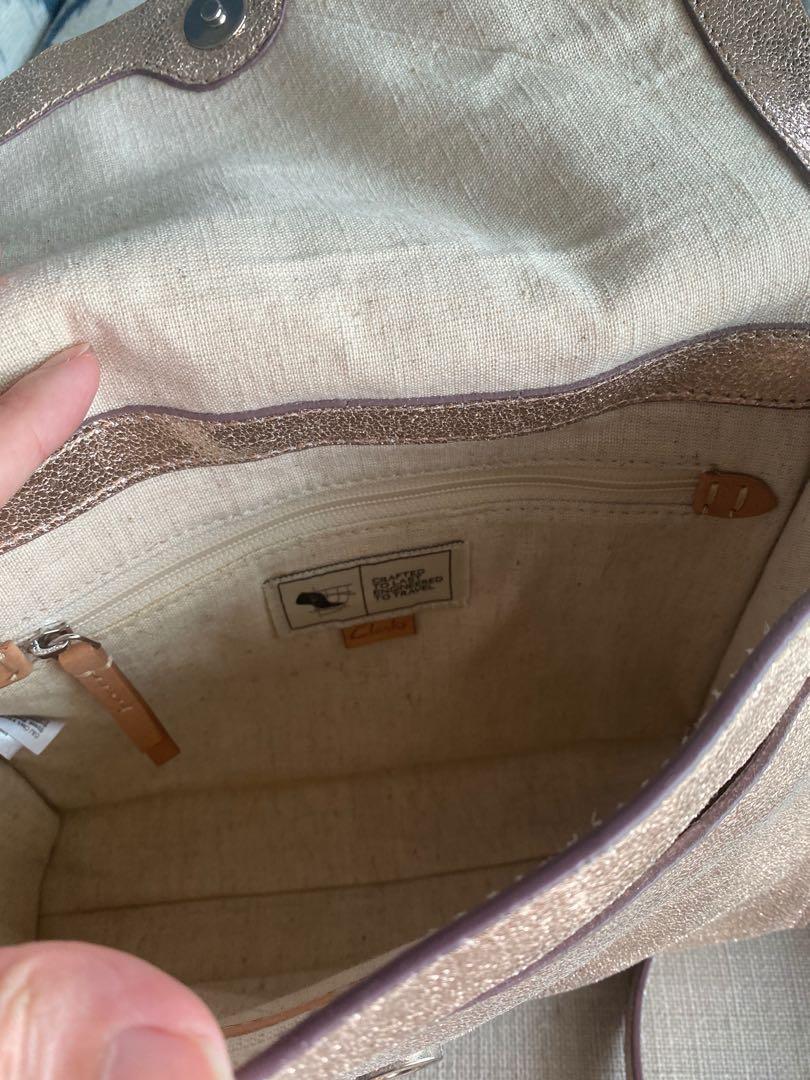 Clarks gold bag shop