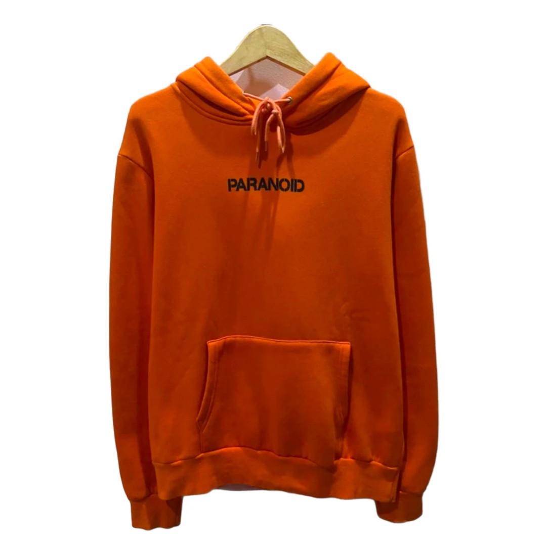 Hoodie ASSC x Undefeated Paranoid Hooded Fesyen Pria Pakaian