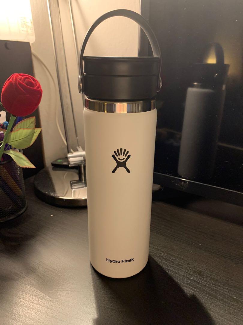 White hydro discount flask 20 oz