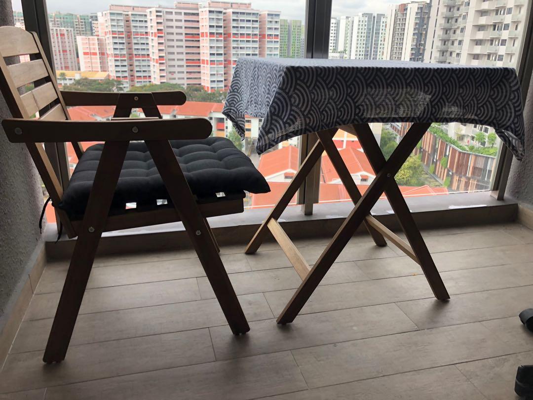 IKEA balcony furniture set, Furniture & Home Living, Furniture, Tables
