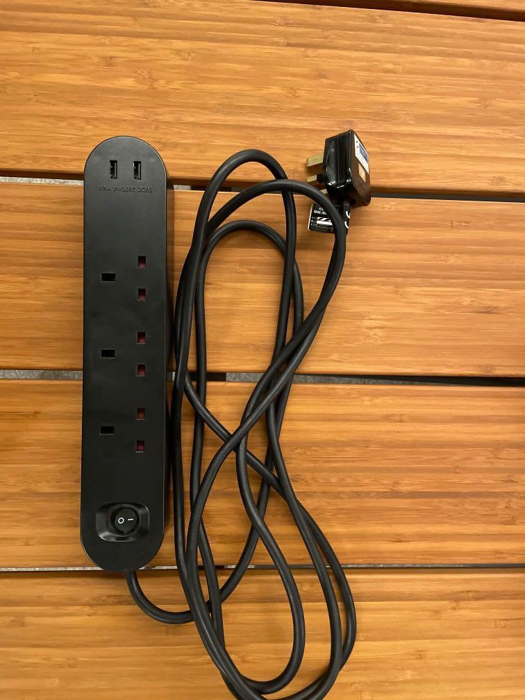 Ikea Extension Cord, TV & Home Appliances, Electrical, Adaptors