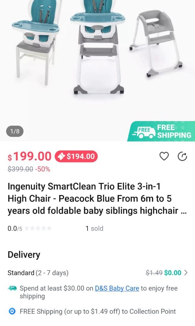 Ingenuity smart hotsell clean trio elite