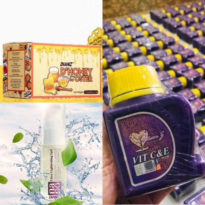 Instock Dianz Vitamin Whitening Glutathione Nano Gel Ultra Lightening Gel D Honey Skin Booster Beauty Personal Care Bath Body Body Care On Carousell