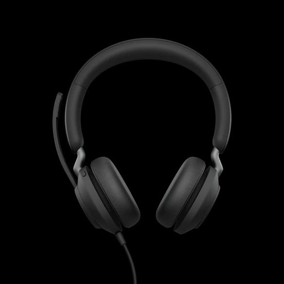 Jabra Evolve2 40 - USB-A Stereo Headsets Audio, on Headset, MS Corded Headphones Carousell Teams 