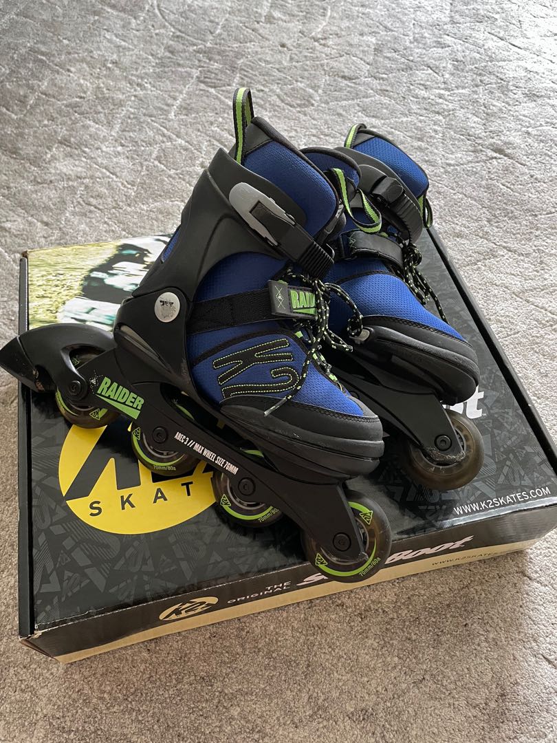 K2 Raider Inline Skates (Boy’s Youth), Sports Equipment, Sports & Games