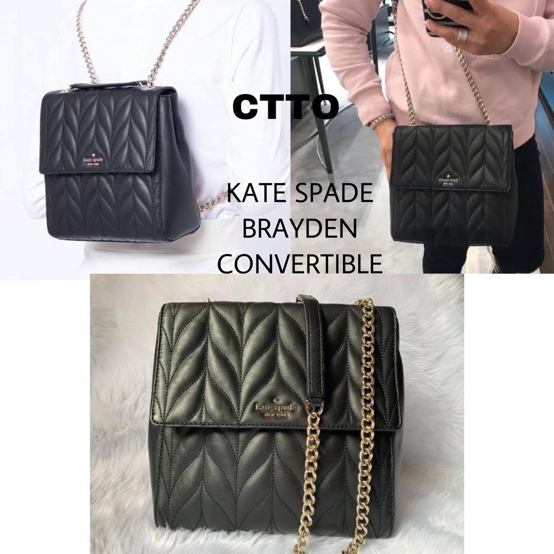Kate spade ks brayden convertible backpack sling bag Women s Fashion Bags Wallets Backpacks on Carousell