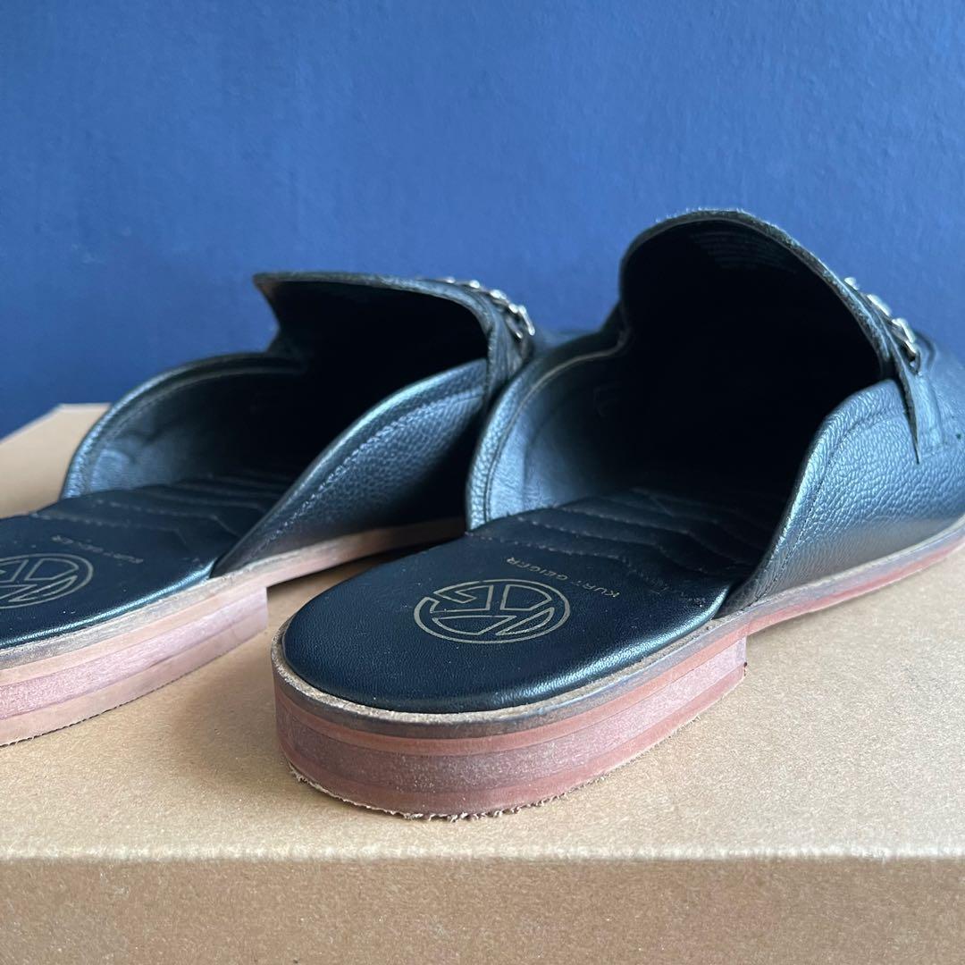Kurt Geiger Backless Leather Men s Loafer Men s Fashion Footwear Dress Shoes on Carousell