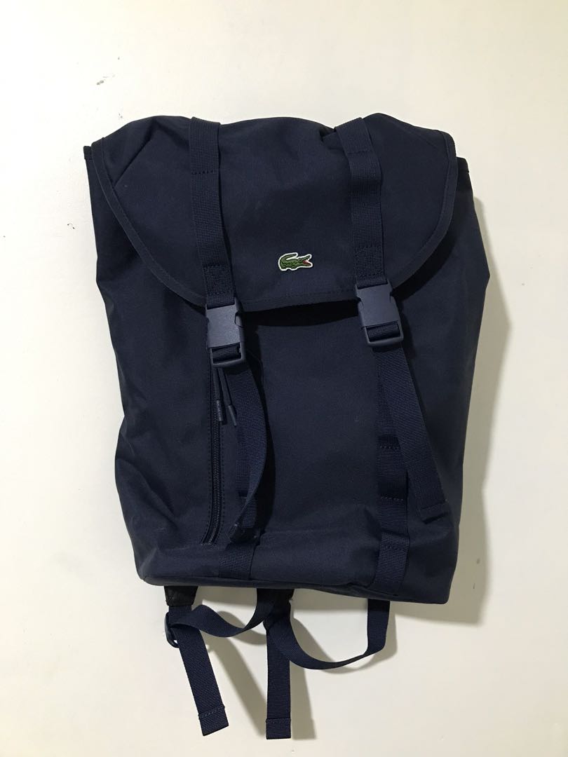 Lacoste flap backpack clearance