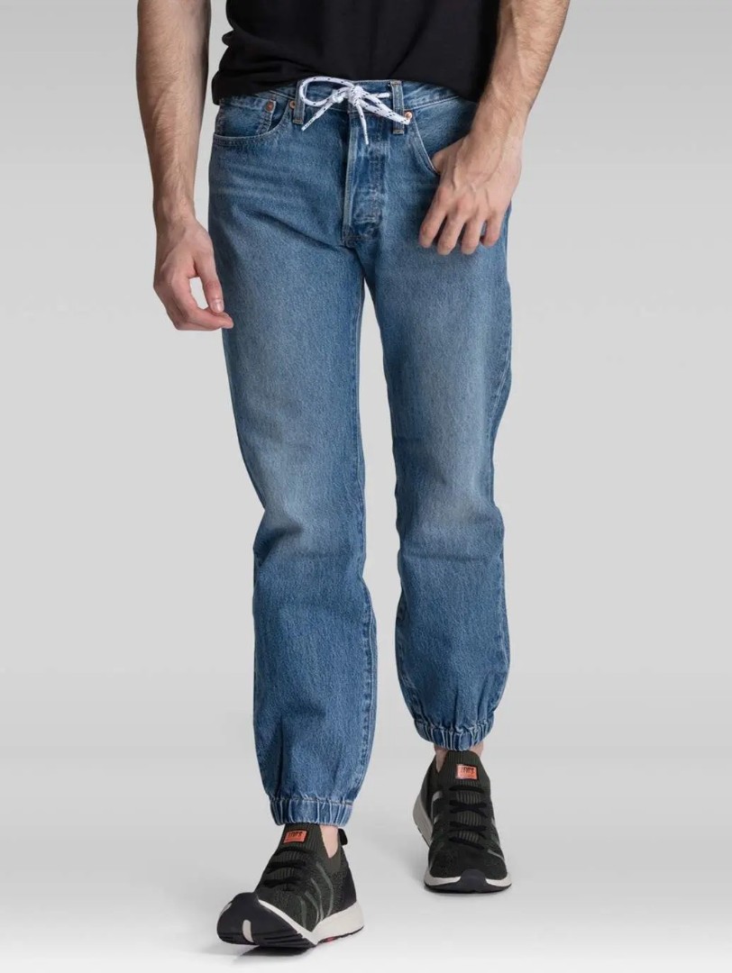 Levi s jogger 501 black 30 blue 31 Men s Fashion Bottoms Jeans