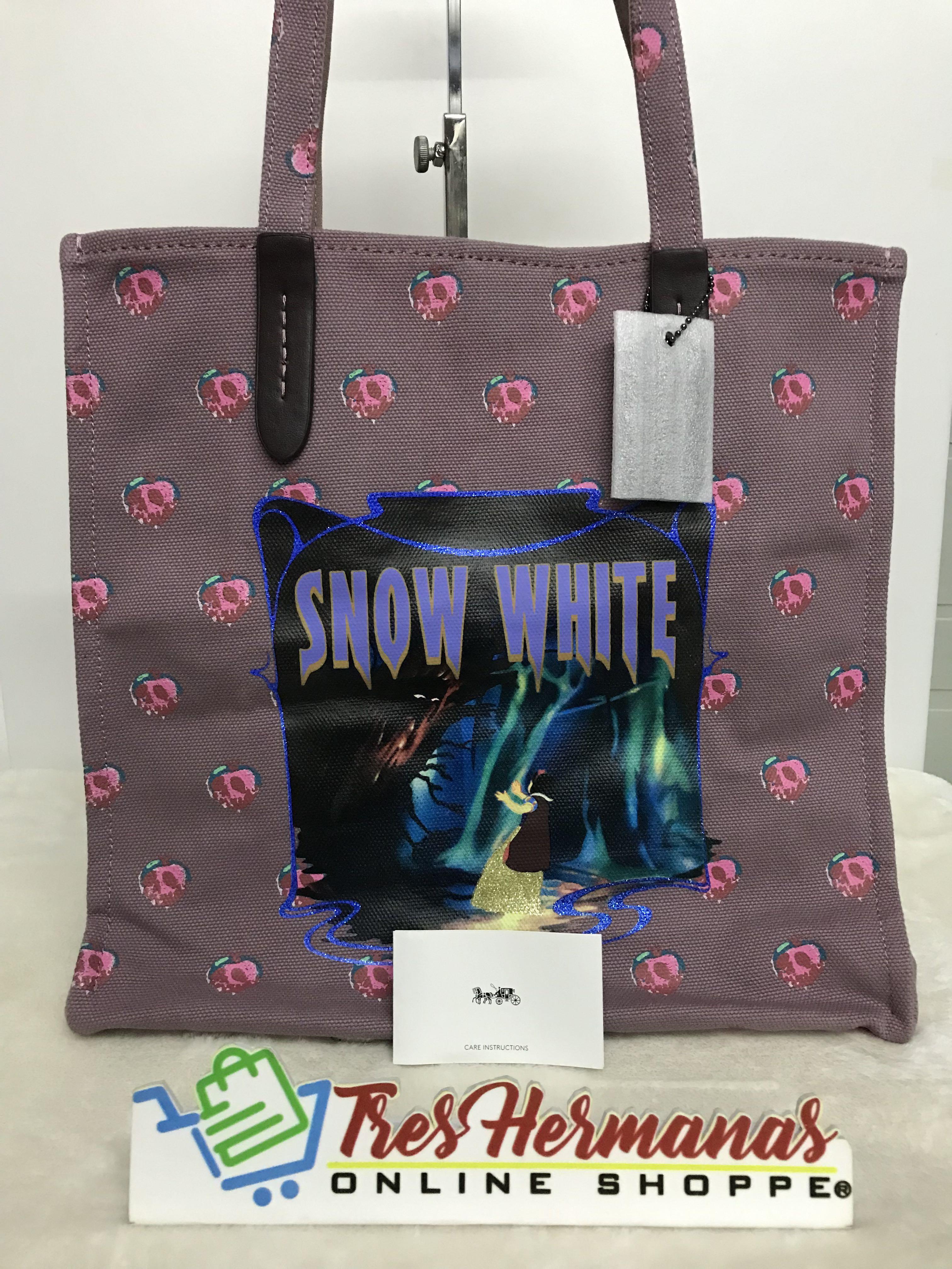 Snow white hot sale coach tote