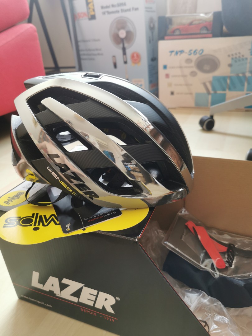 Limited Edition Lazer Genesis Chrome size L, Sports Equipment