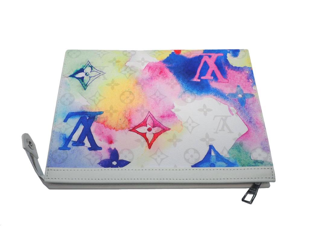 M80460 Louis Vuitton Monogram Watercolor Multico Pochette Voyage MM