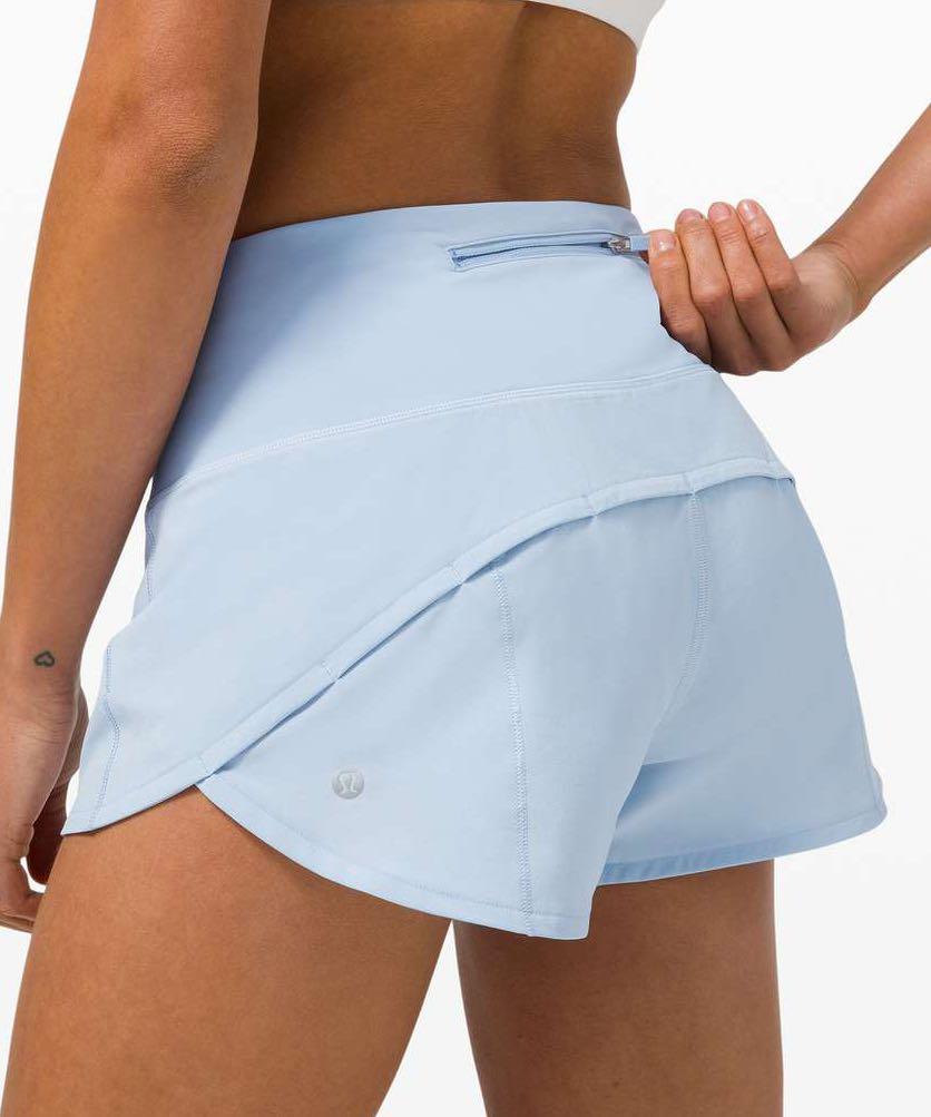 Lululemon Speed Up Shorts 2.5 (Blue Linen, Size 10) at