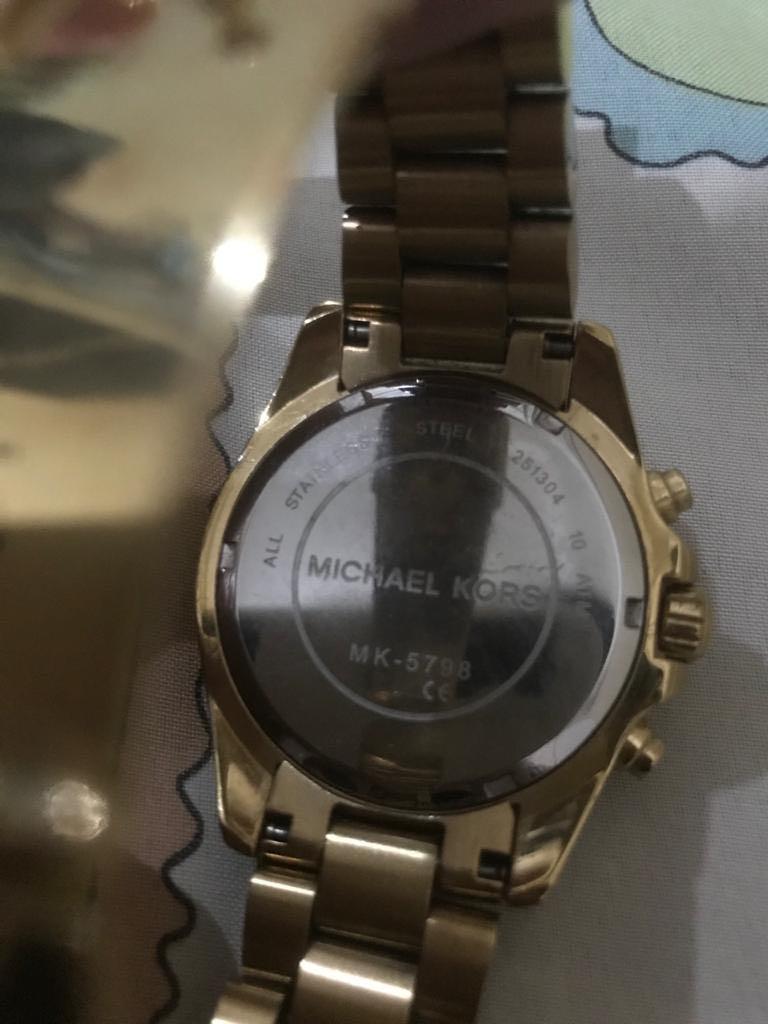 Michael Kors watch gold, Fesyen Wanita 