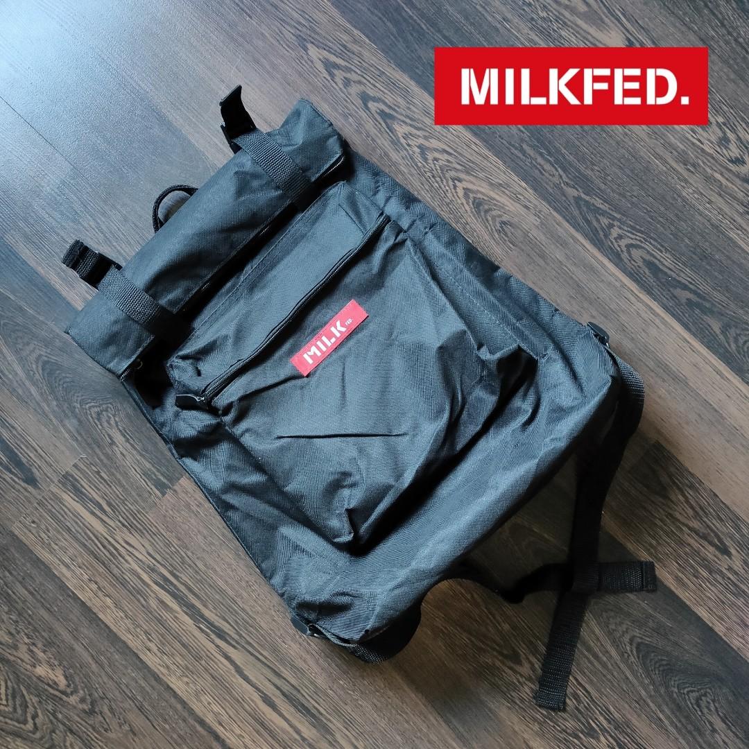 MILKFED. Special Book BACKPACK (Category: Activewear) located in Cebu City. Submitted by denimholic (Listing ID 1106762651, Image 1). Description: 🇯🇵 Preloved Milkfed. Special Book Backpack ▪️Black Nylon, Side Zipper ▪️Japan Brand ▪️9.0 / 10 excellent condition.