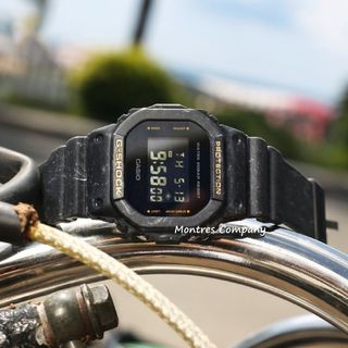 Montres Company 香港註冊公司(32年老店) 卡西歐 CASIO G-Shock 黑色 海浪花紋 DW5600 DW5600WS DW-5600 DW-5600WS DW-5600WS-1 方形錶面 兩款色有現貨64227015904771110