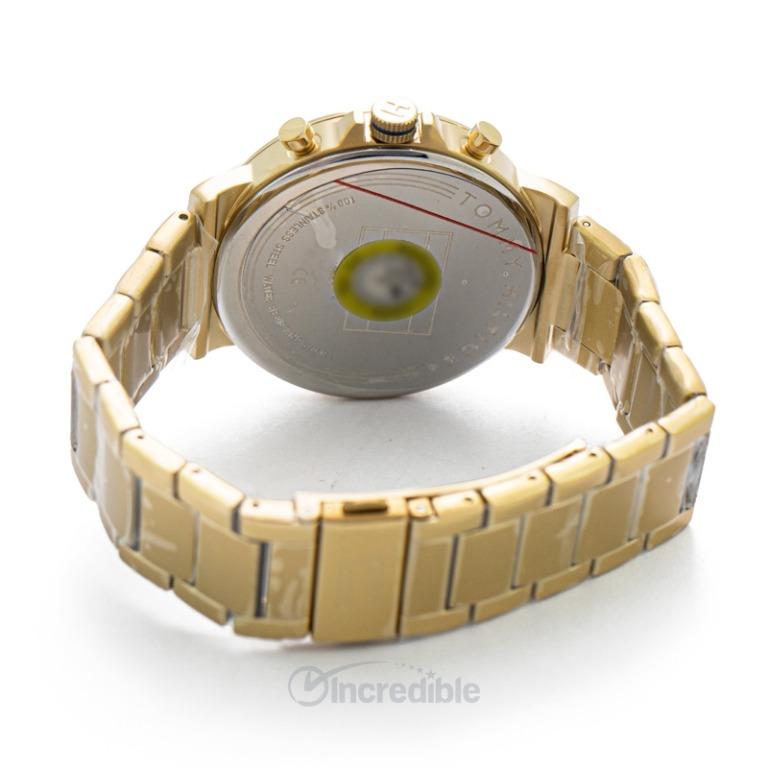 NEW Tommy Hilfiger Gold Steel Men s Multi function Watch 1710415