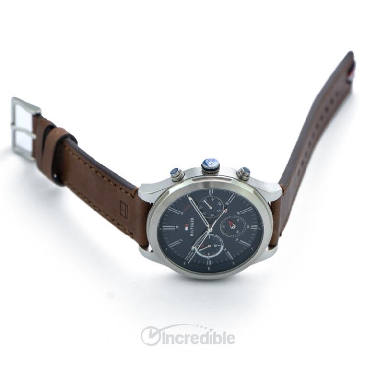 NEW Tommy Hilfiger Quartz Blue Dial Stainless Steel Men s Watch 1791741
