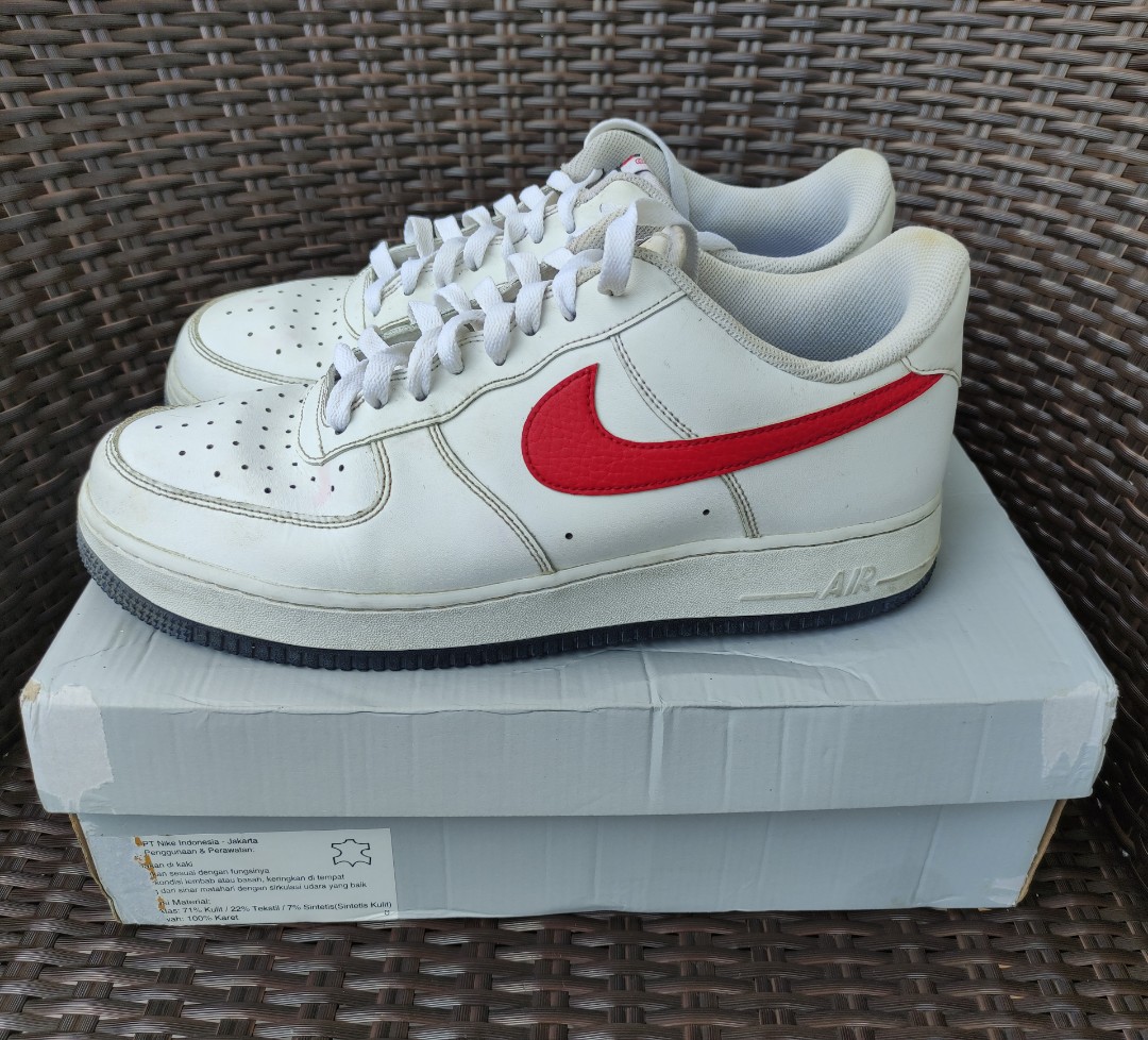 nike air force 1 red and white and blue