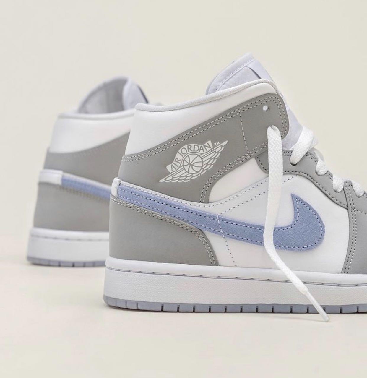 Nike air jordan 1 mid wolf grey new arrivals