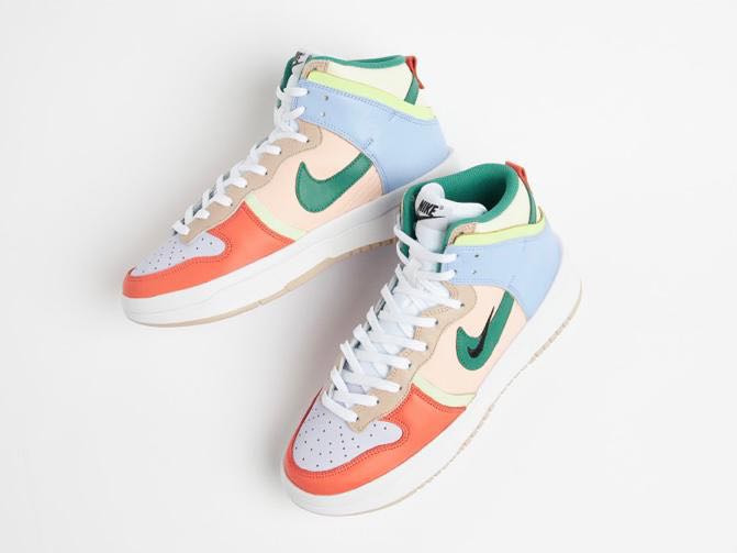 Nike Dunk High Rebel Pastels (W) UK5.5, 女裝, 鞋, 拖鞋- Carousell