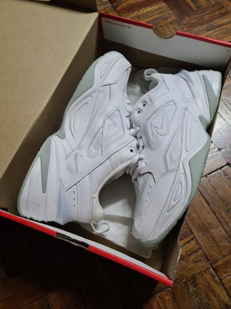 nike m2k triple white