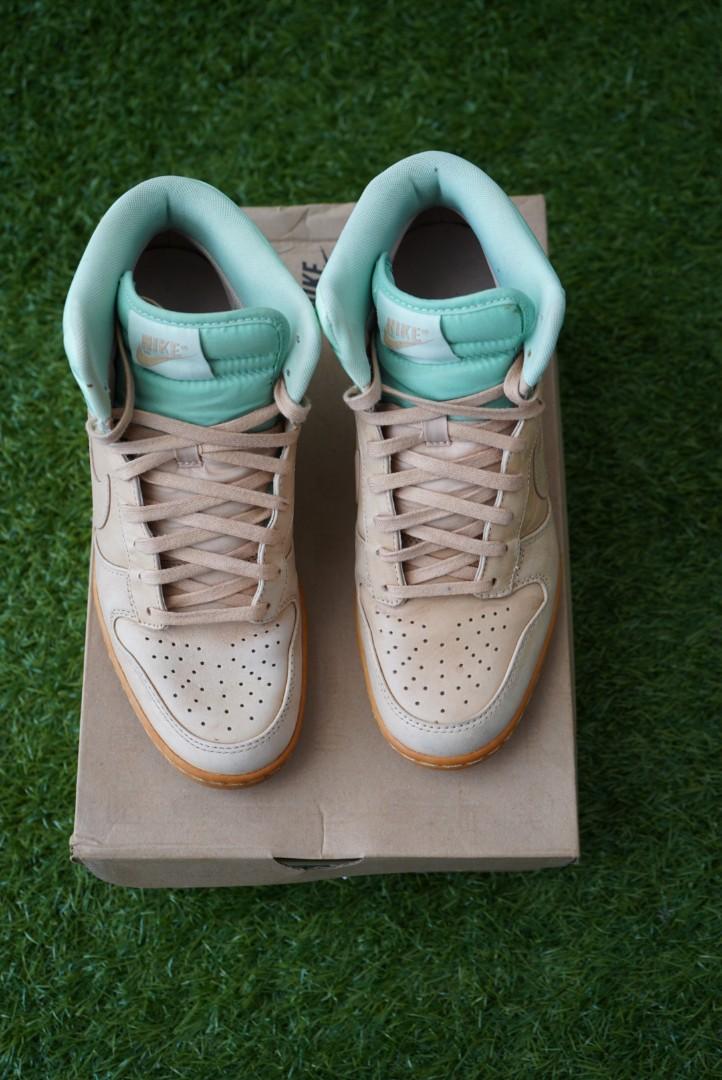 Nike Sky Hi VT QS Vachetta Tan Arctic Green Hidden Wedge Bamboo, Women's  Fashion, Footwear, Sneakers on Carousell