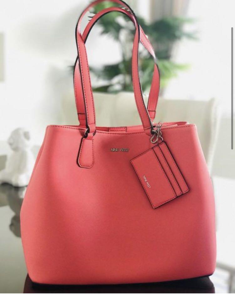 Nine West Marcelie Small Tote Flamingo