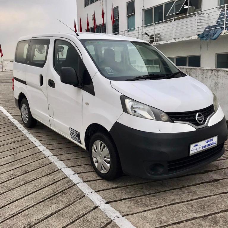 Nissan van rental hotsell