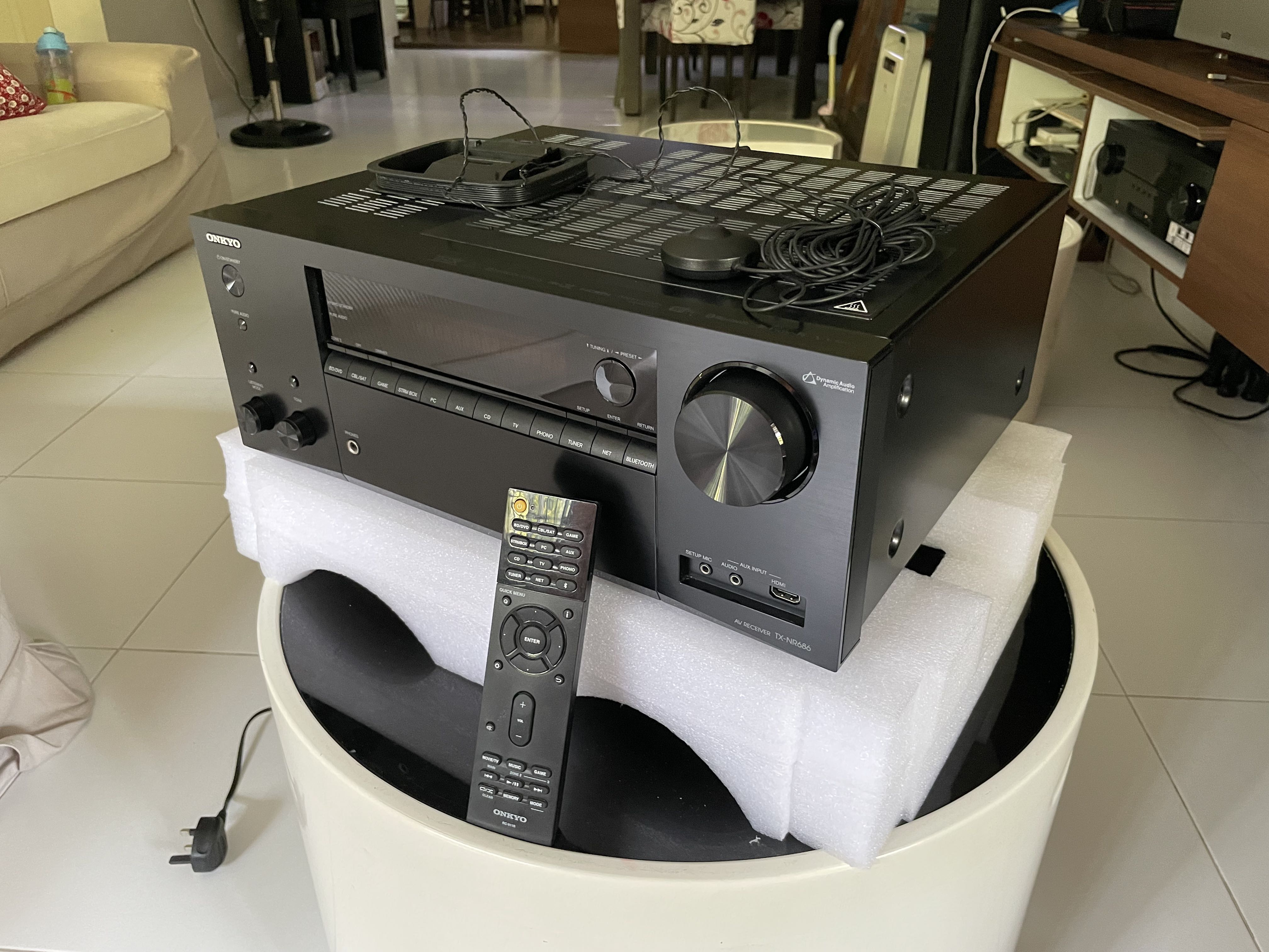 Onkyo TX NR686 Network Receiver, Audio, Soundbars, Speakers